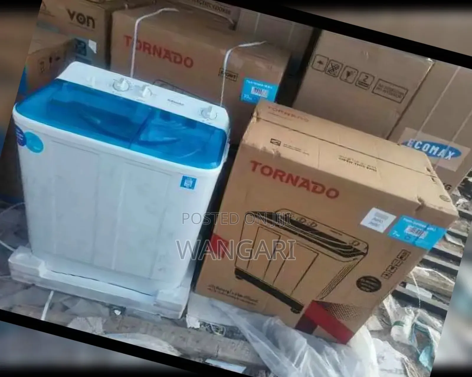 Tornado 7kg Top Load Twin Tab Washing Machine