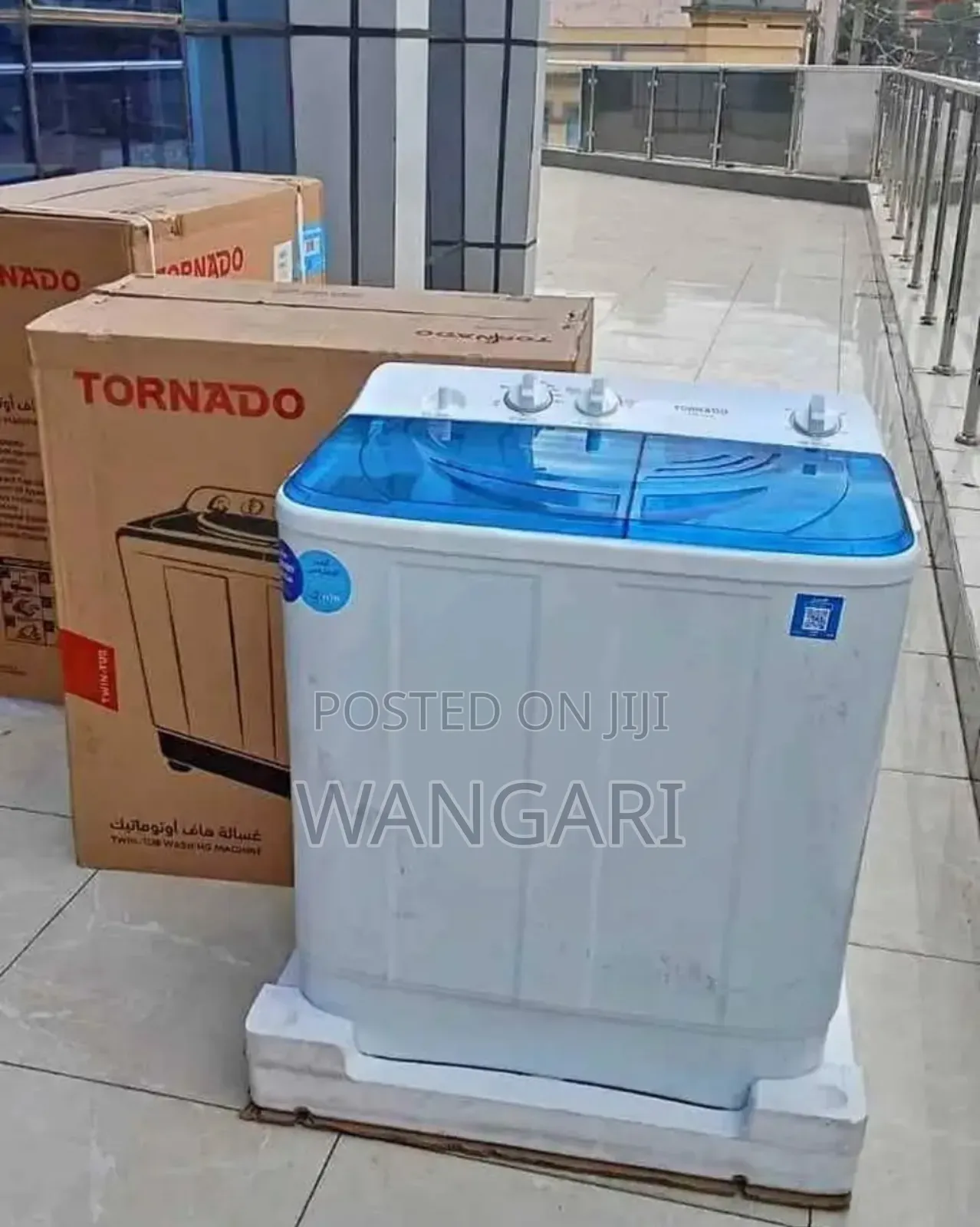 Tornado Twin Tab Laundry Machine, 7kgs Manual