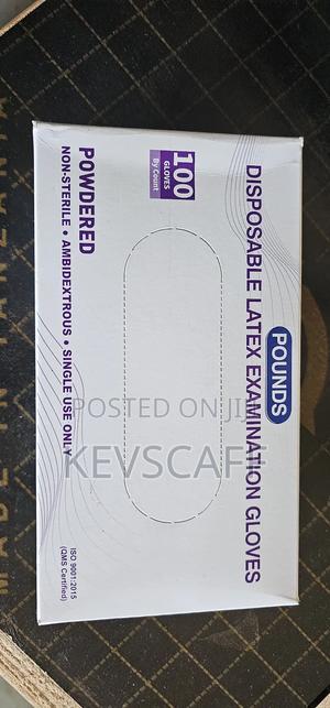 Disposable Latex Examination Gloves Powdered 100pcs - thumbnail 2