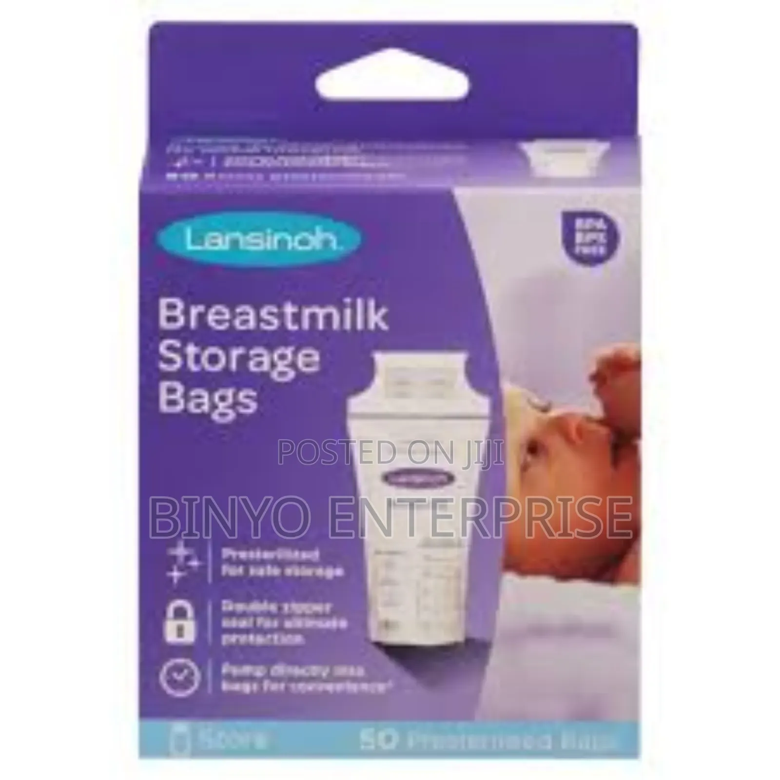 50 Pieces Breast Milk Storage Bags