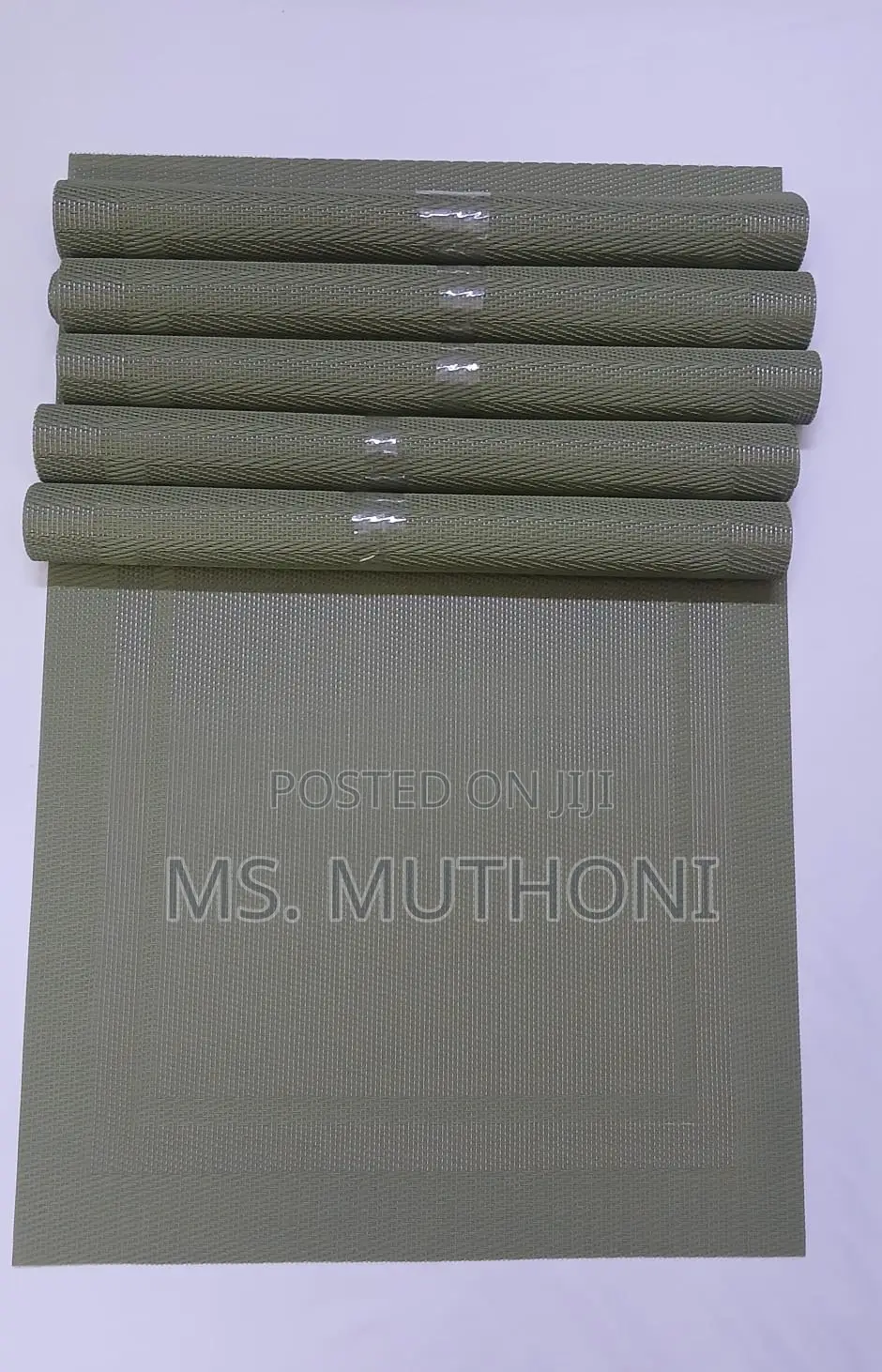 Wipeable 6pcs PVC Table Mats