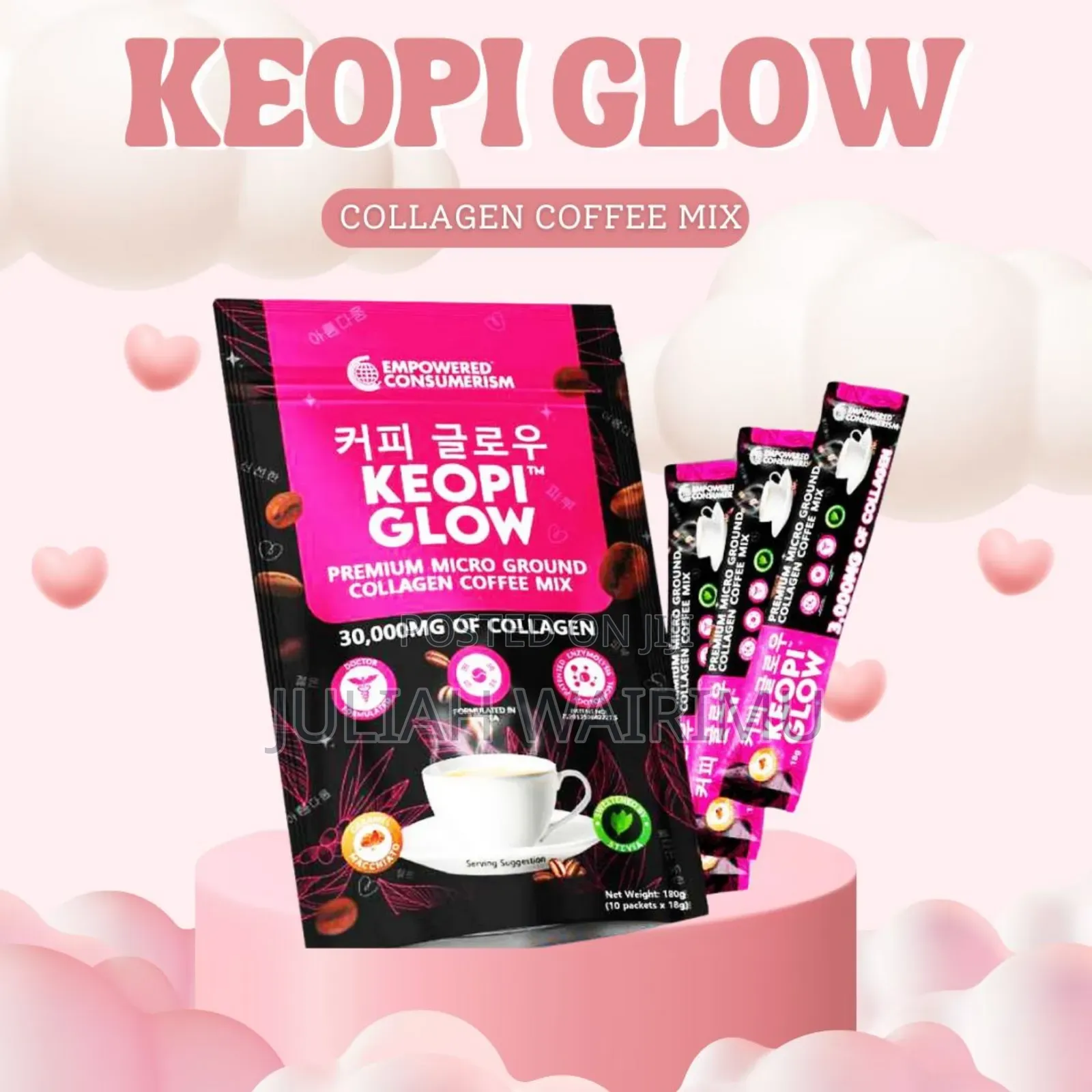 Keopi Glow Collagen Coffee – For Glowing Skin Energy