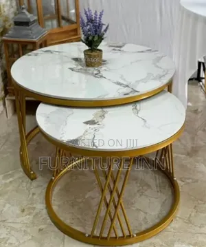 Coffee Table: 2 in 1 Brand New Marble Coffee Table.