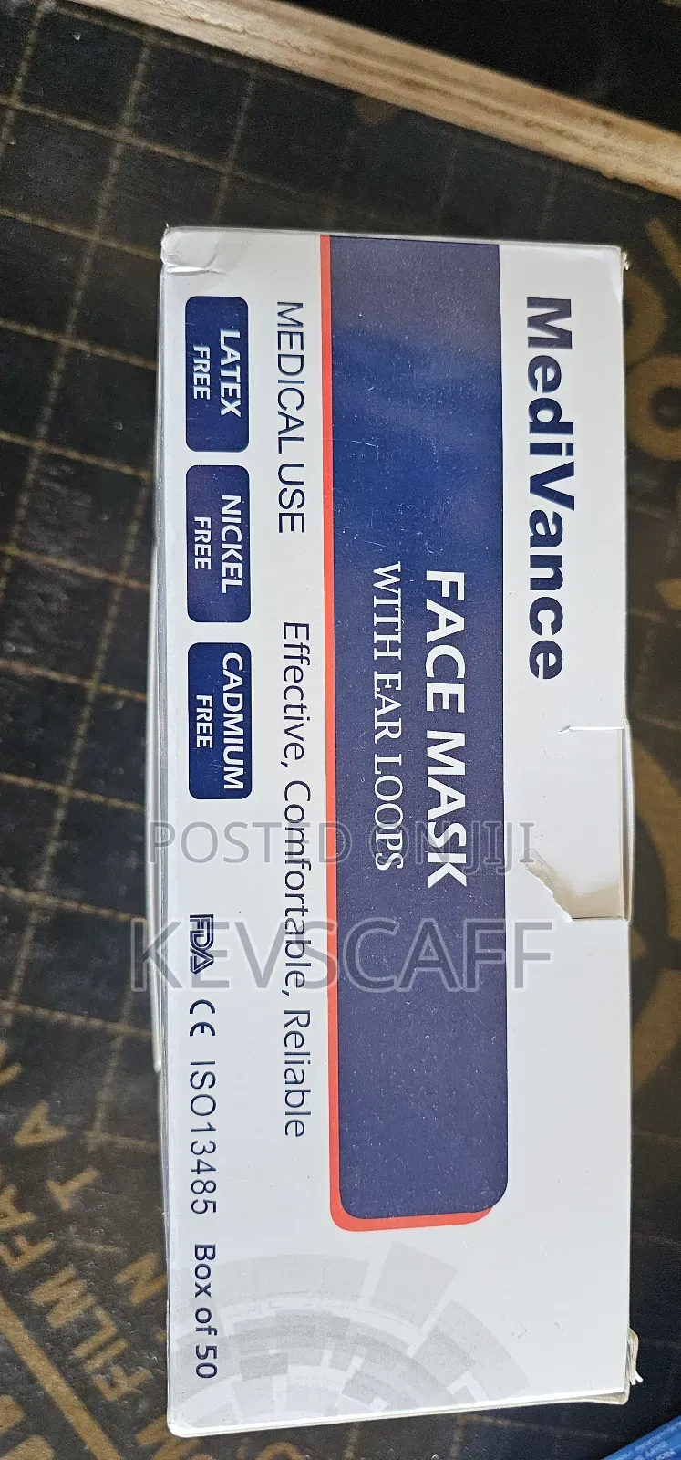 Face Mask With Ear Loops Medical Use