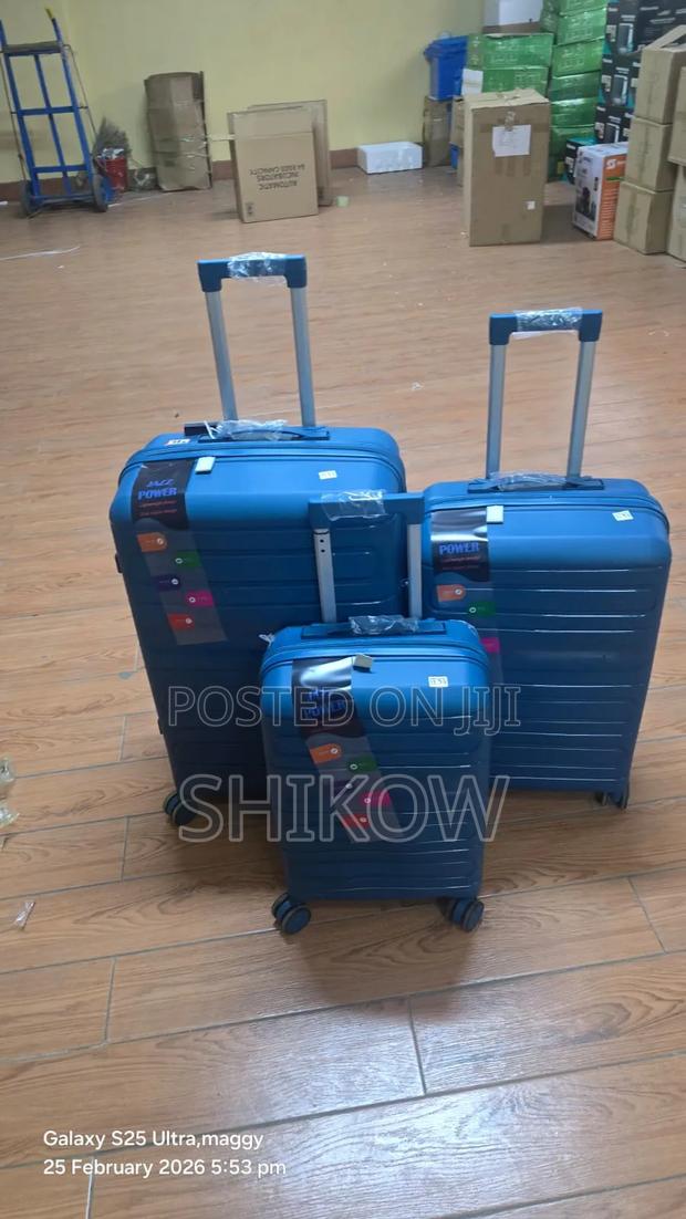 3 in 1 Rubber Suitcase Set – Travel in Style