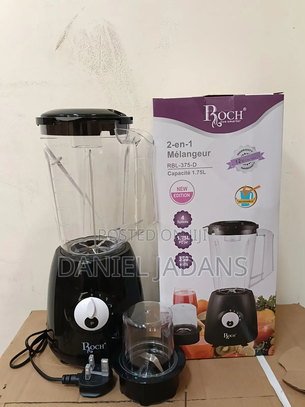 New Affordable Quality/Roch 2 in 1 Blender 
