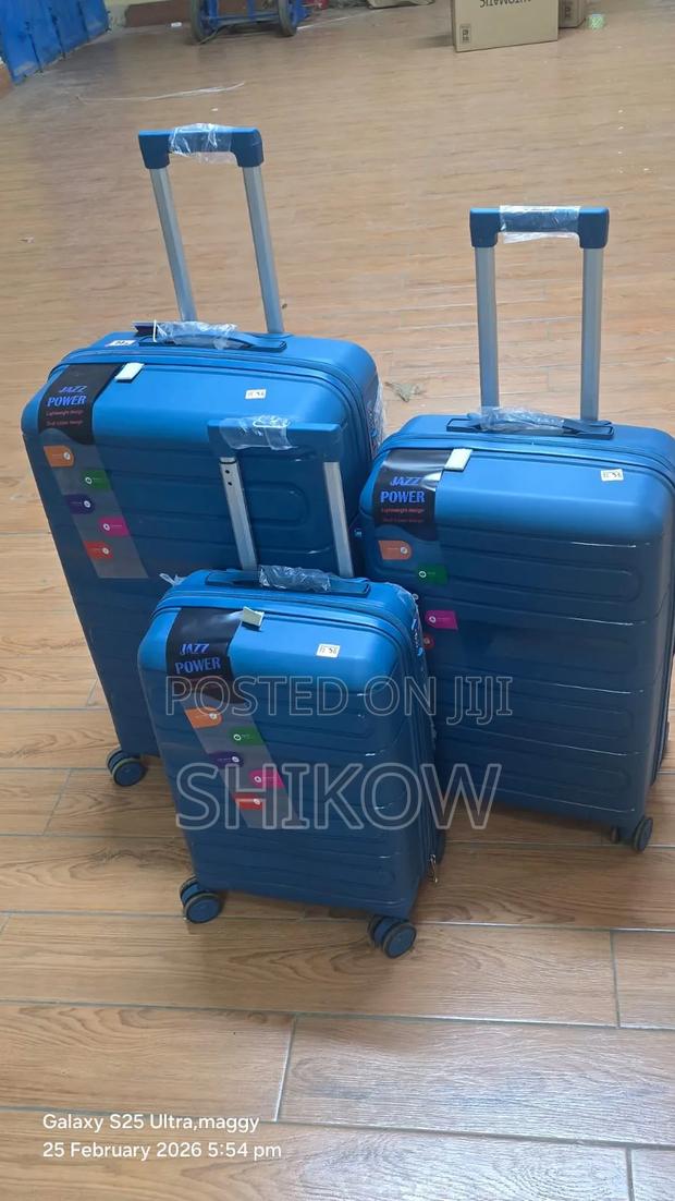 3 in 1 Rubber Luggage Set – Heavy Duty - main view