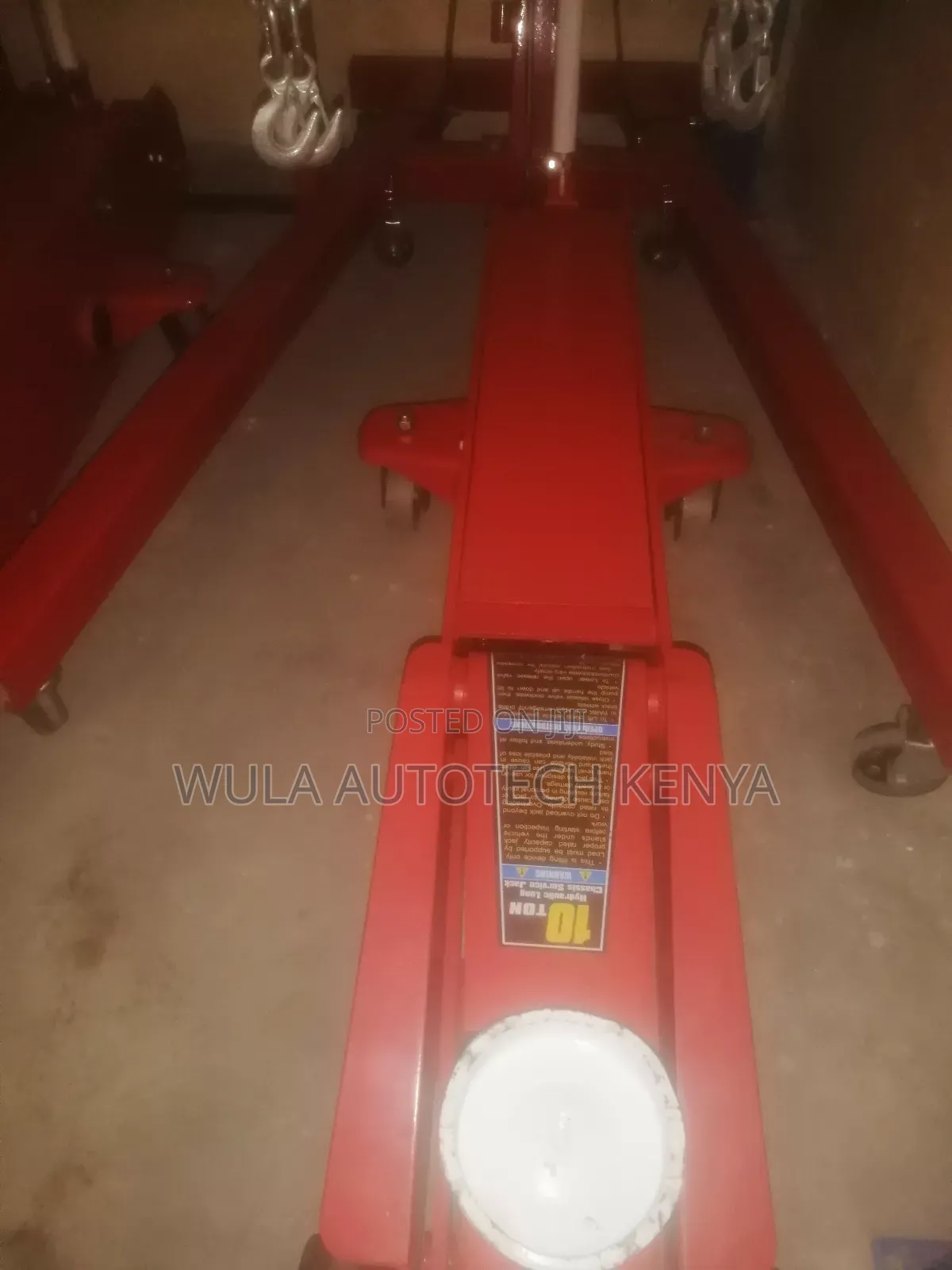 Heavy Duty Machinery Trolley Jack 10tns High Quality Sunshine Wula