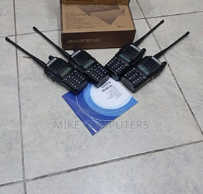 Baofeng Uv82 Long Range Walkie Talkie Rechargeable Battery