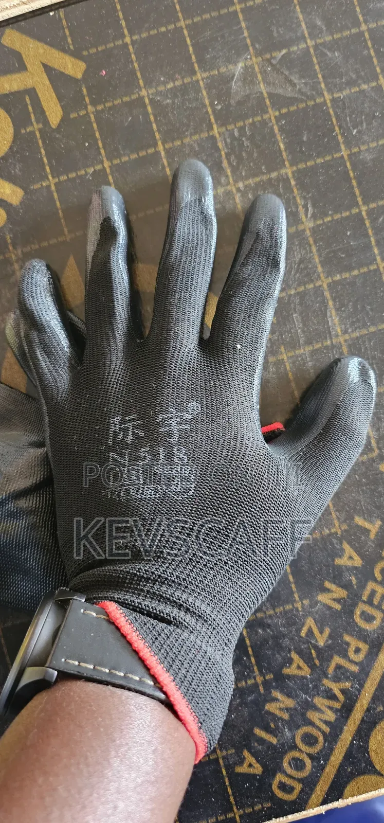 Diamond Cut Gloves Black, Working Gloves