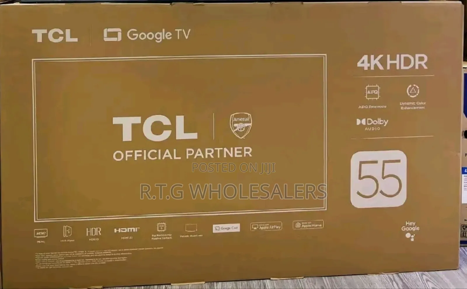 TCL 55" Uhd Google Tv – Crisp Picture Smart Features