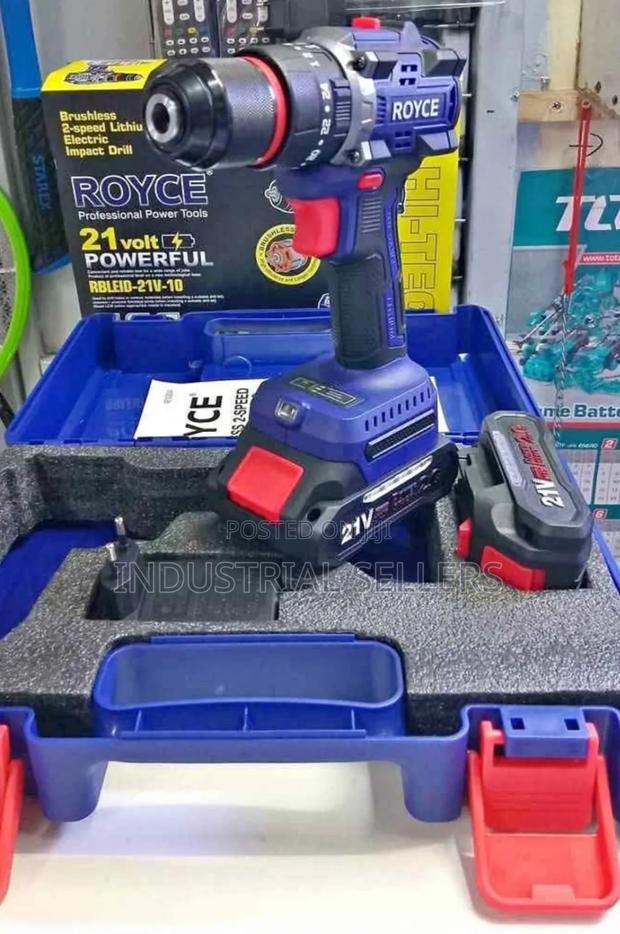 Powerful Royce Brushless Cordless Drill 21volts - main view