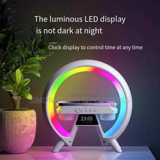 New Design Wireless Charger/ Lamp Led Alarm Table/Bluetooth Speaker