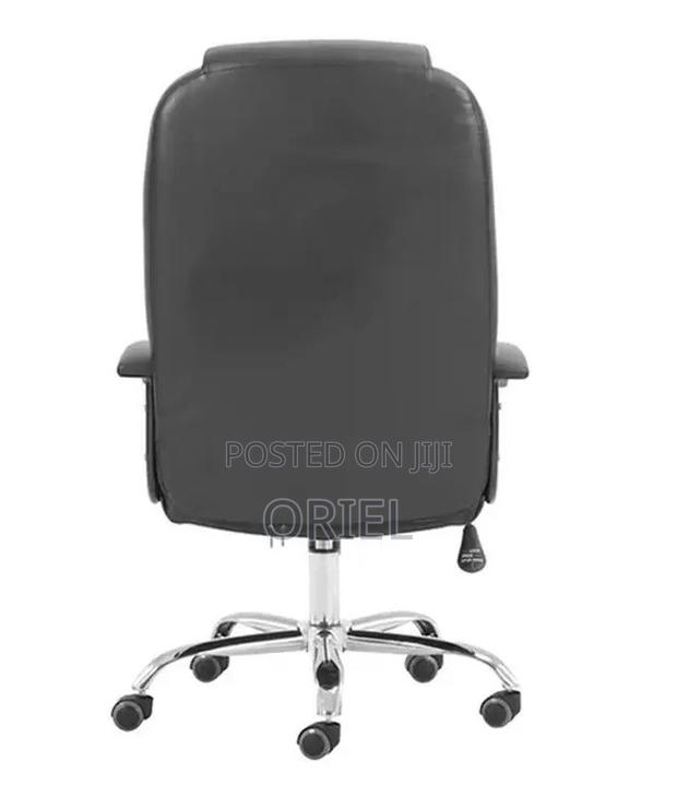 Black Pu Leather Executive Office Chair - thumbnail 12