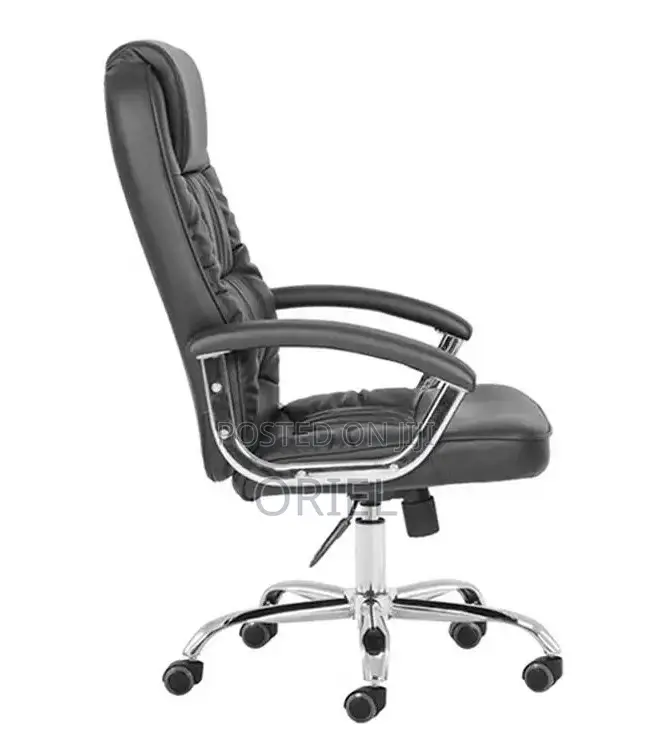 Black Pu Leather Executive Office Chair