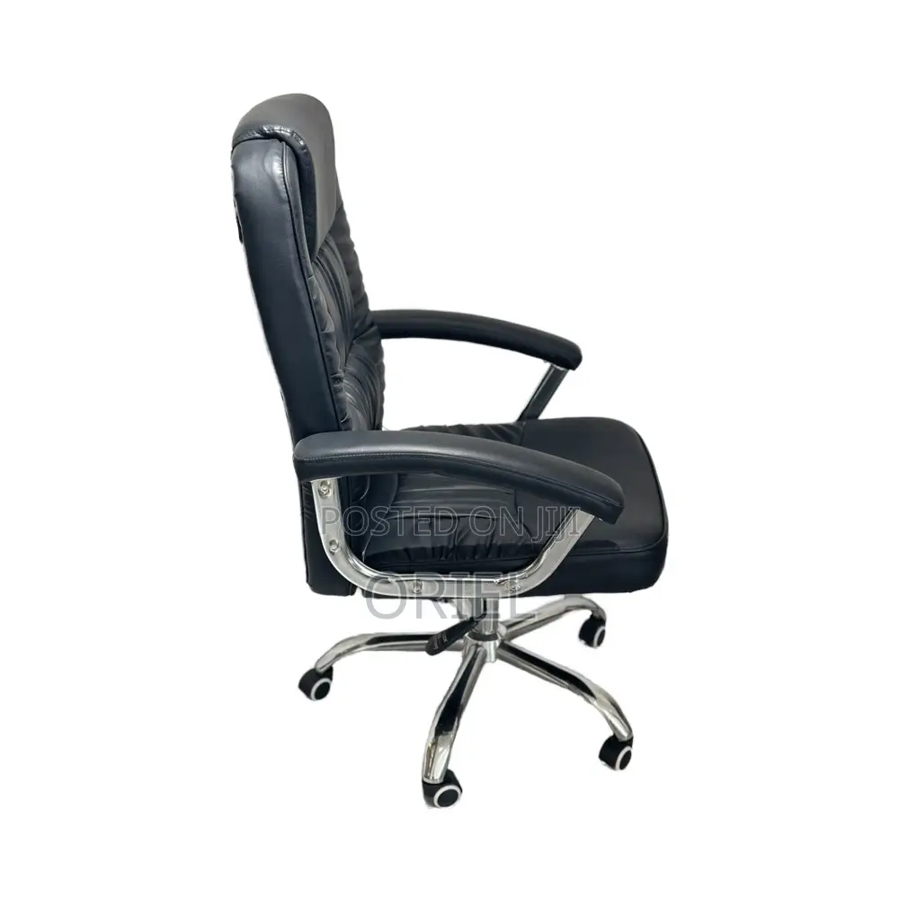 Black Pu Leather Executive Office Chair