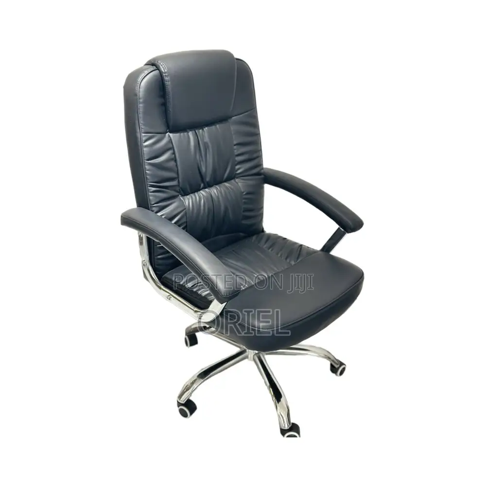 Black Pu Leather Executive Office Chair