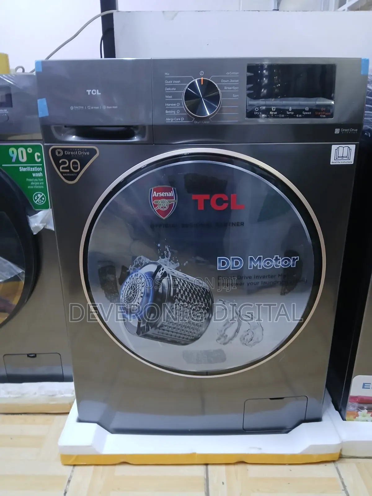 *Tcl 12/8kg Wash and Dry Washing Machine