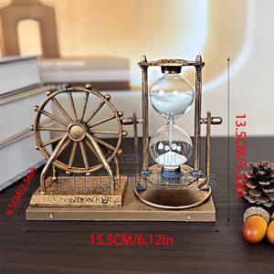 Vintage Ferris Wheel Hour Glass Decor