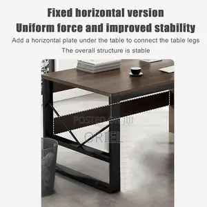 Office Desk : Modern Staff Desktop Desk With Drawers