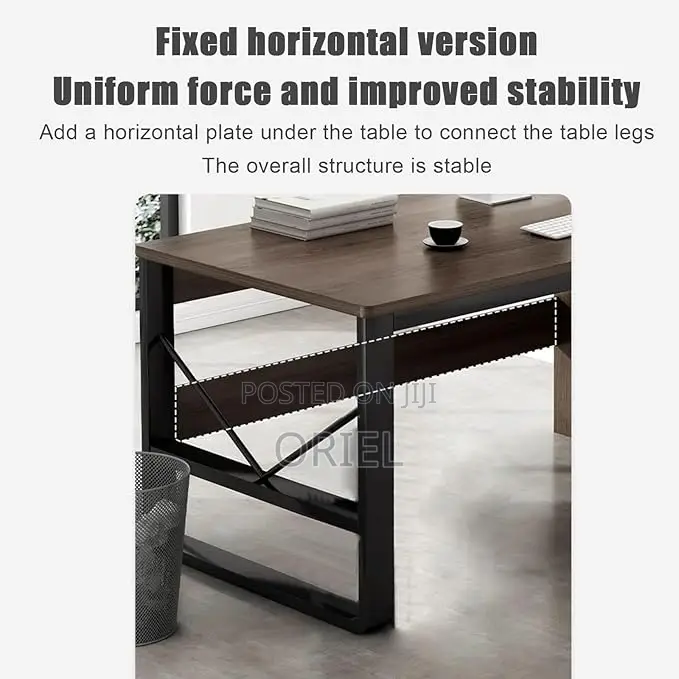 Office Desk : Modern Staff Desktop Desk With Drawers