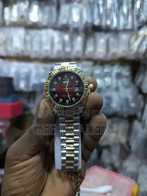 Men Watches, Rolex Watch, Silver Gold Wrist Watch With Day And Date