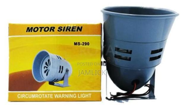 Ms 290 Motor Siren With Circumrotate Warning Light – Aw - main view