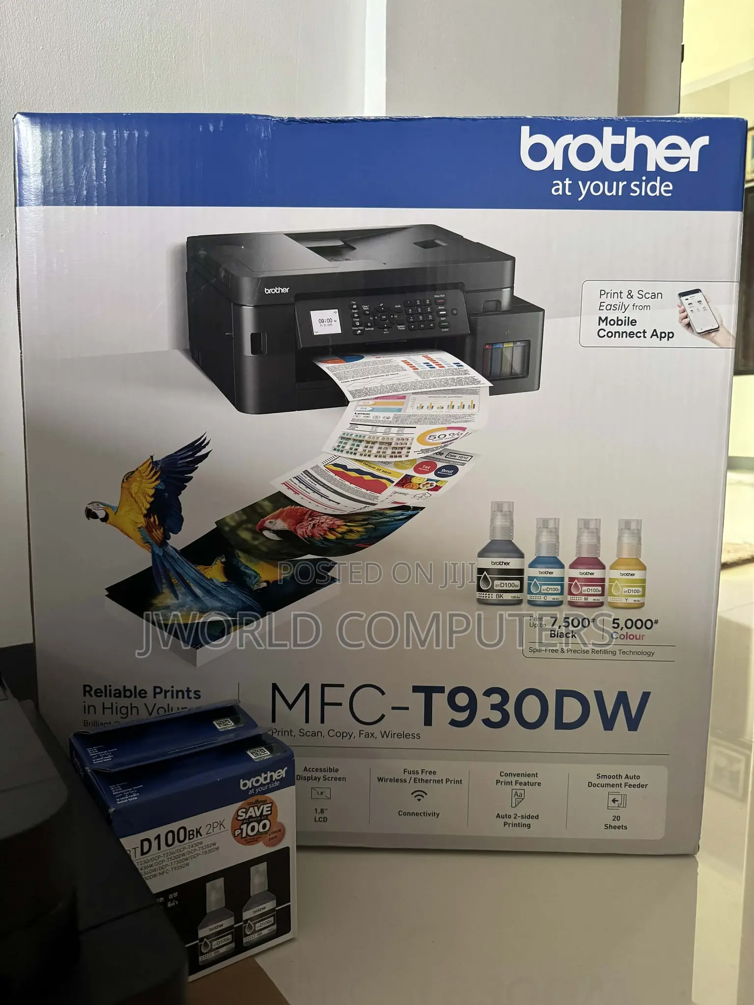 Brother MFC-T930dw Is a 4-in-1 Ink Tank Printer