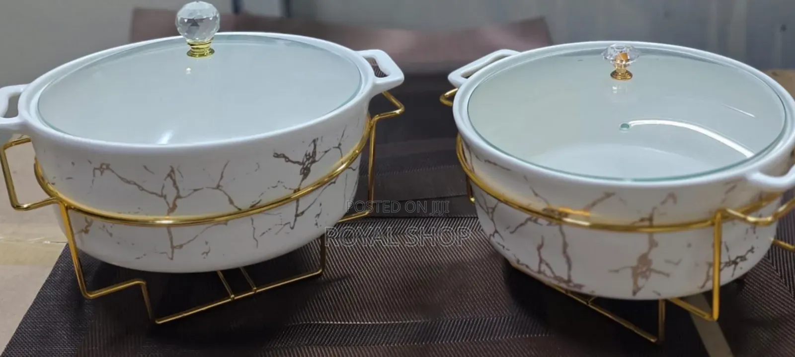 2pc Serving Ceramic Pot With Burner