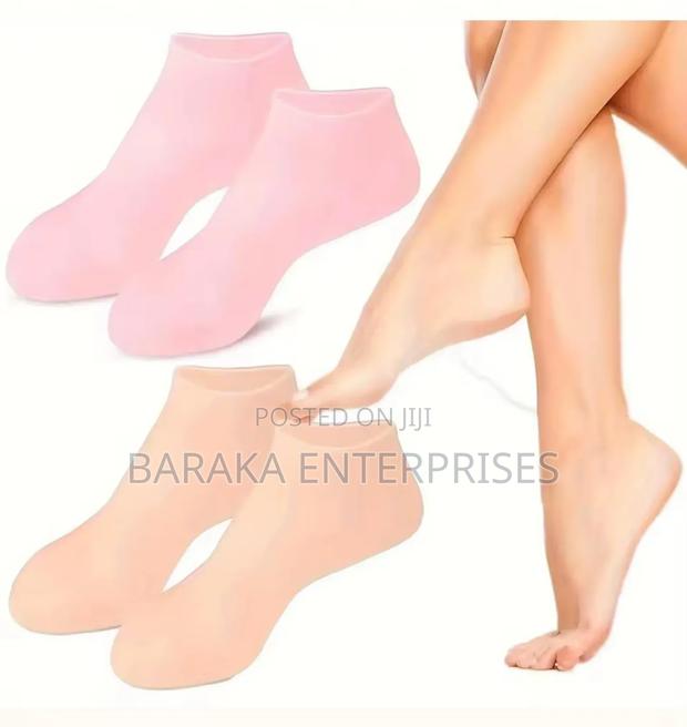 Silicone Moisture Gel Socks - main view
