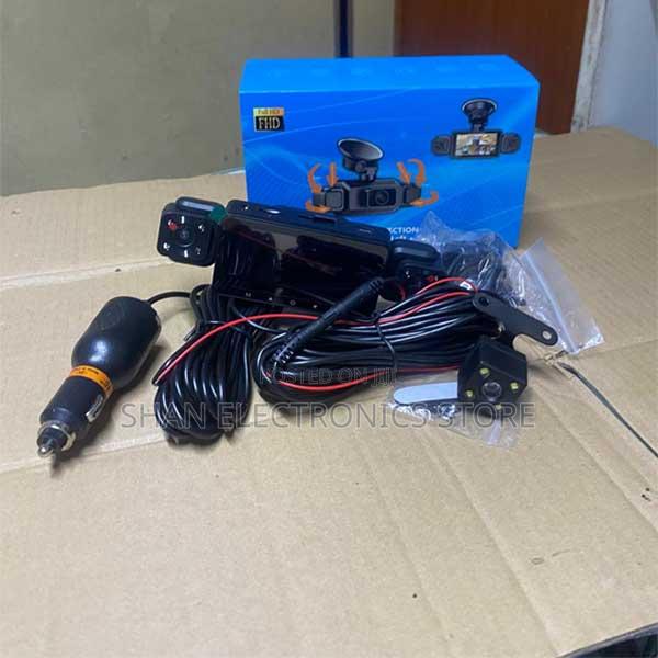 S22 4 Lens Dash Camera – 360° Full View Car DVR Quad Cam - main view