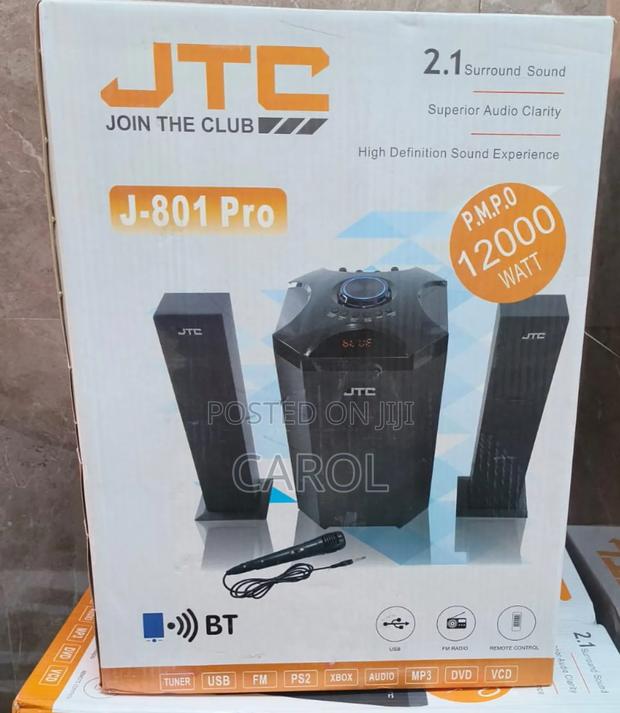 JTC Mtungi 2.1ch Hometheatre-Bt/Fm/Usb-12,000w-System
