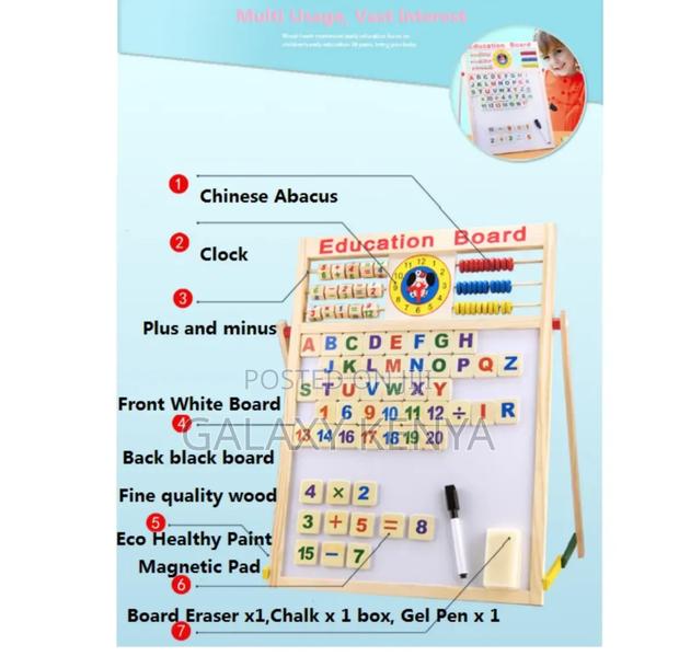 Wooden Multipurpose Magnetic Writing Board - thumbnail 7