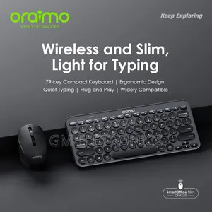 Oraimo Nimble Type of-Kk500n Rechargeable Wireless Keyboard-Mouse Kit
