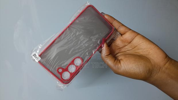 Toben Samsung Galaxy S23 Translucent Matte Case -Red - thumbnail 2