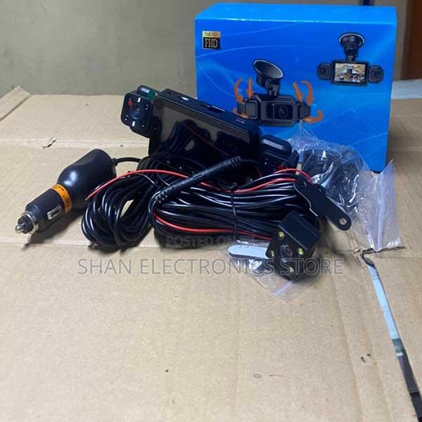 High-Quality S22 4 Lens Dash Camera – 360° Full View Car DVR - main view