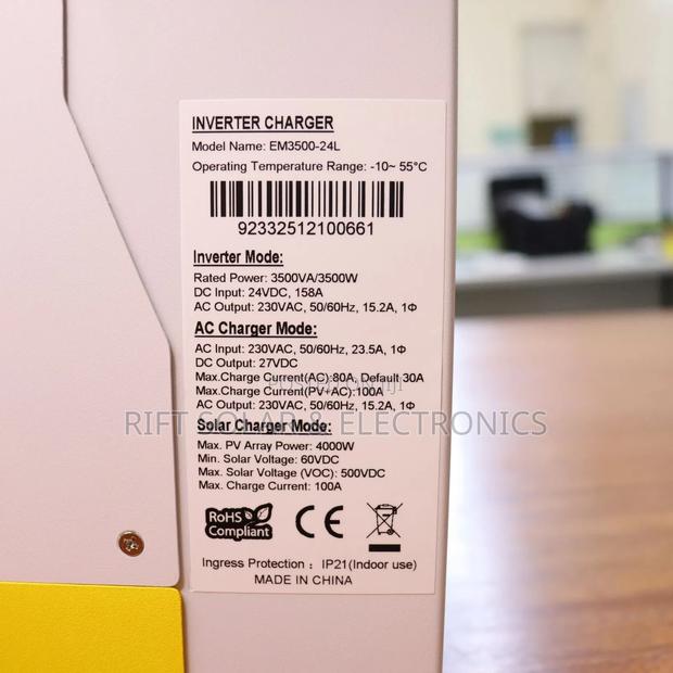 3.5kva - 24 Volts Hybrid Solar Inverter 100a MPPT - thumbnail 2