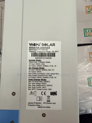 Best Quality 11kva - 48v Hybrid Solar Inverter 120a MPPT - 500. VDC