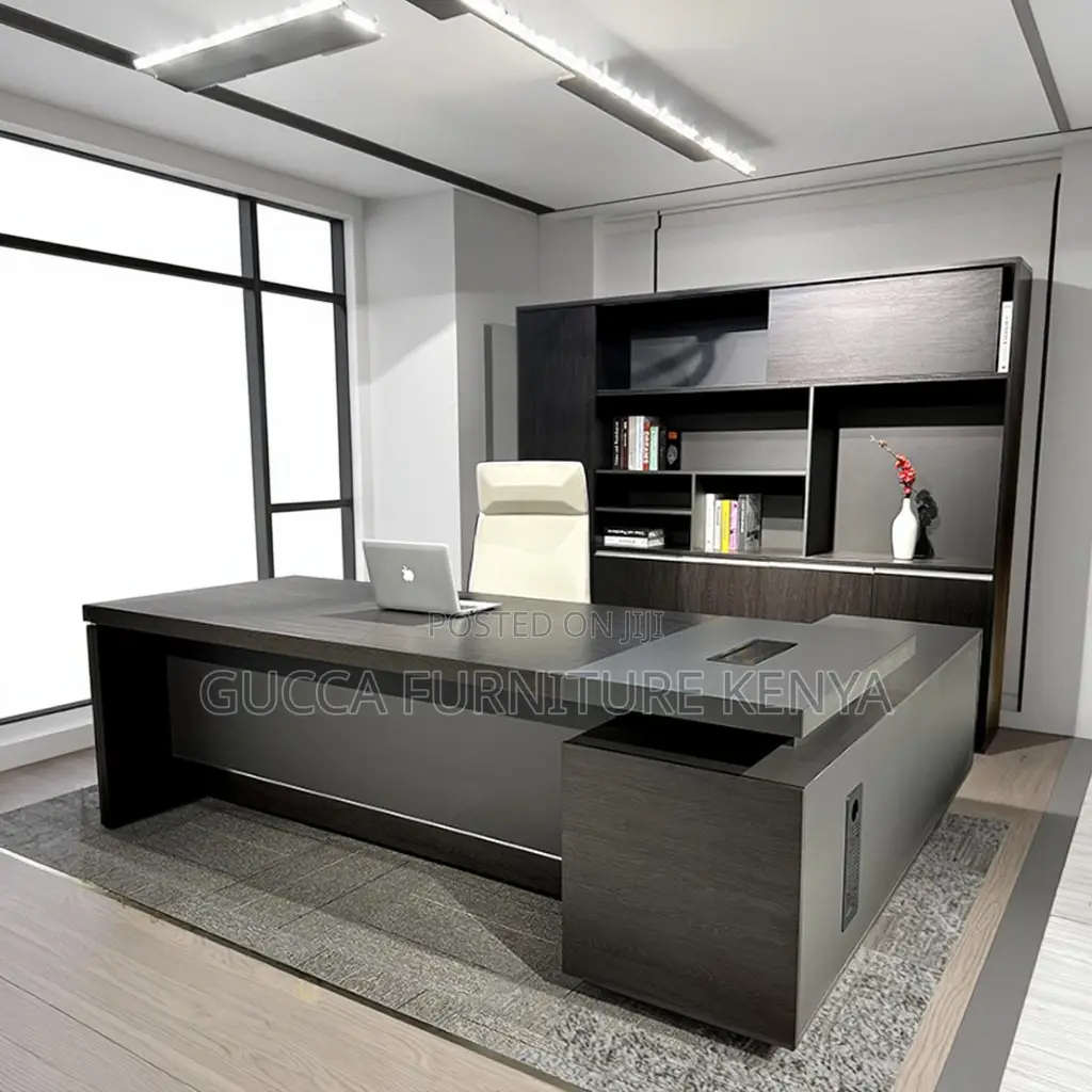 Director's L-shaped Executive Office Table-180cm