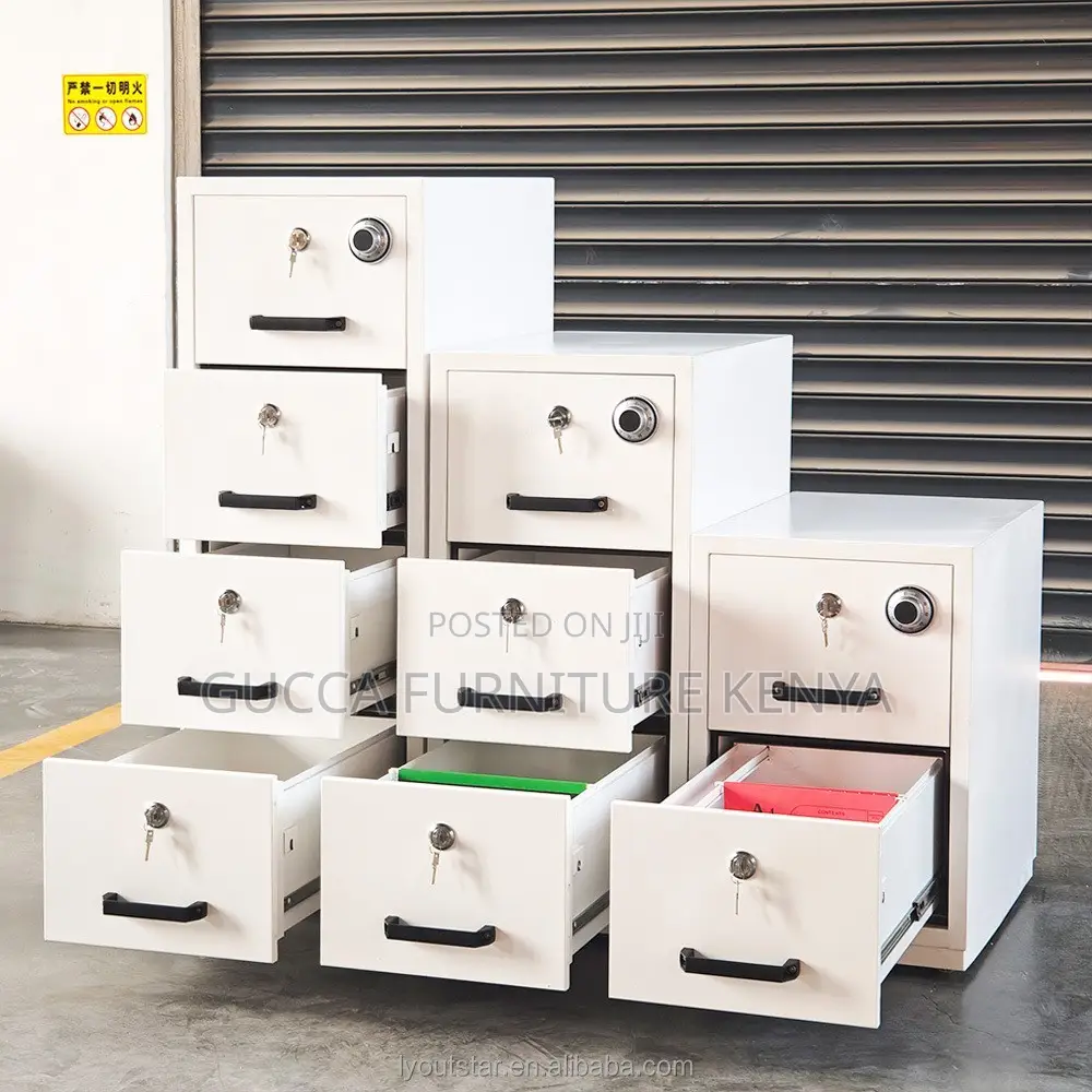 4-drawer's 266kg's Filling Fireproof Cabinet