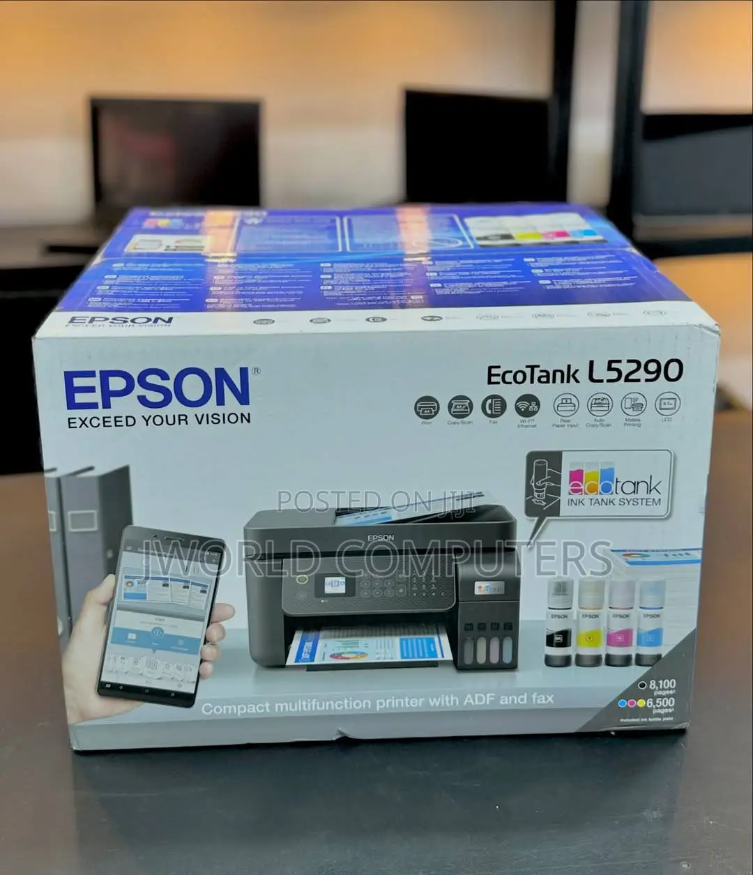 Epson Ecotank L5290 A4 Wi-Fi All-in-One Ink Tank Printer