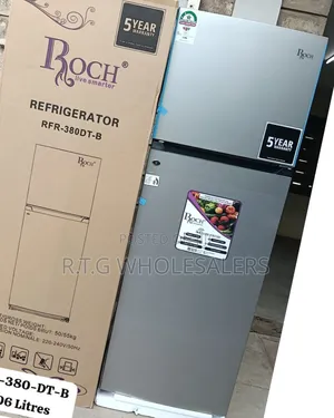  Roch Rfr‐380‐Dt‐B Double Door Fridge
