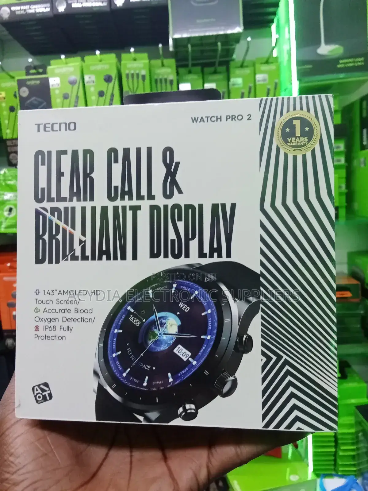 Tecno Watch Pro 2 1.43" Amoled Display Smart Watch