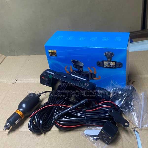 S22 Designed 360-Degree Powerful 4 Lens Dash Camera - main view