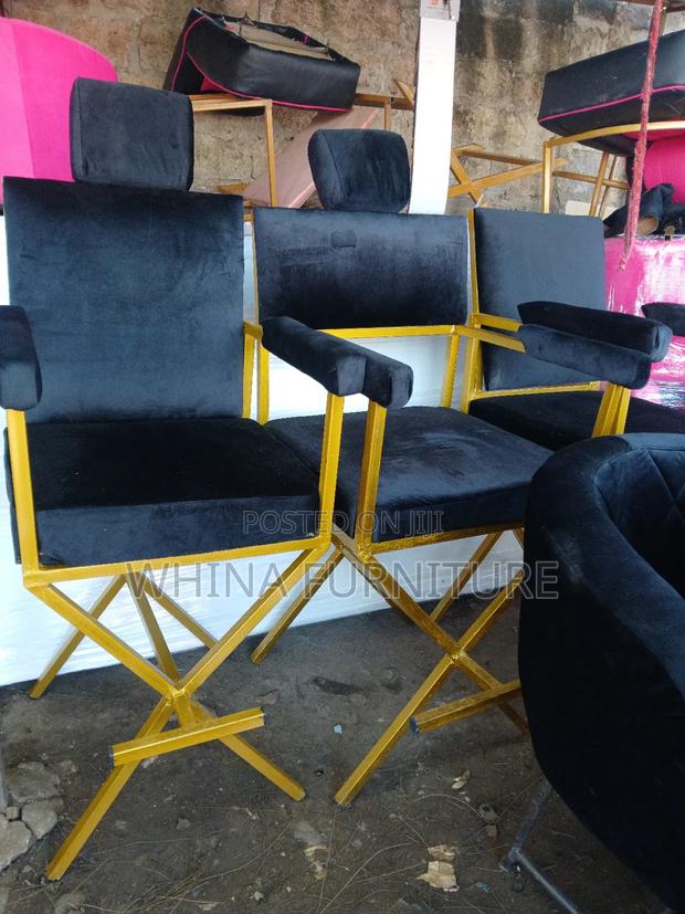 Black Make Up Chair - main view