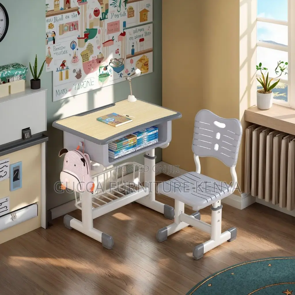 Imported Kid's Adjustable Study Desk And Chair Set