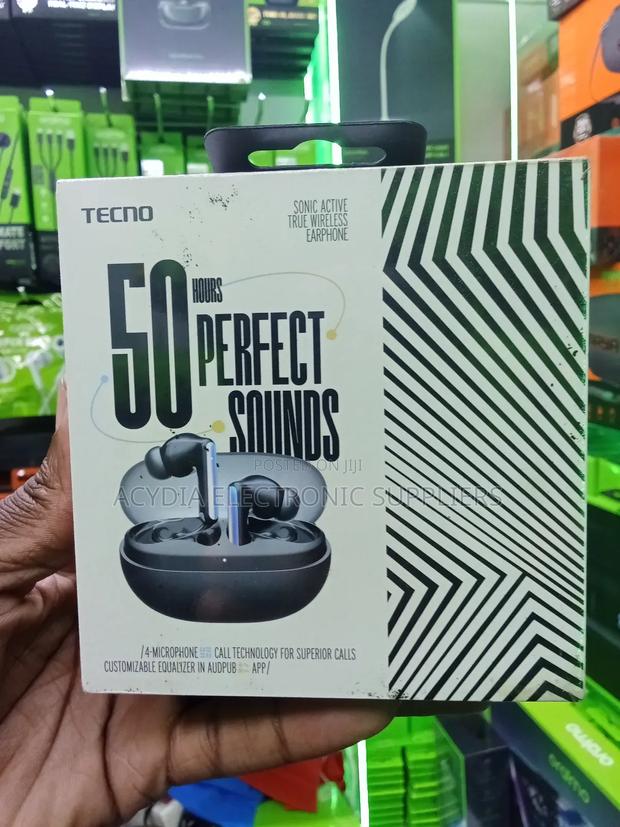 Tecno Sonic 1 Active True Wireless Earbuds, 50 Hours Play Time - main view