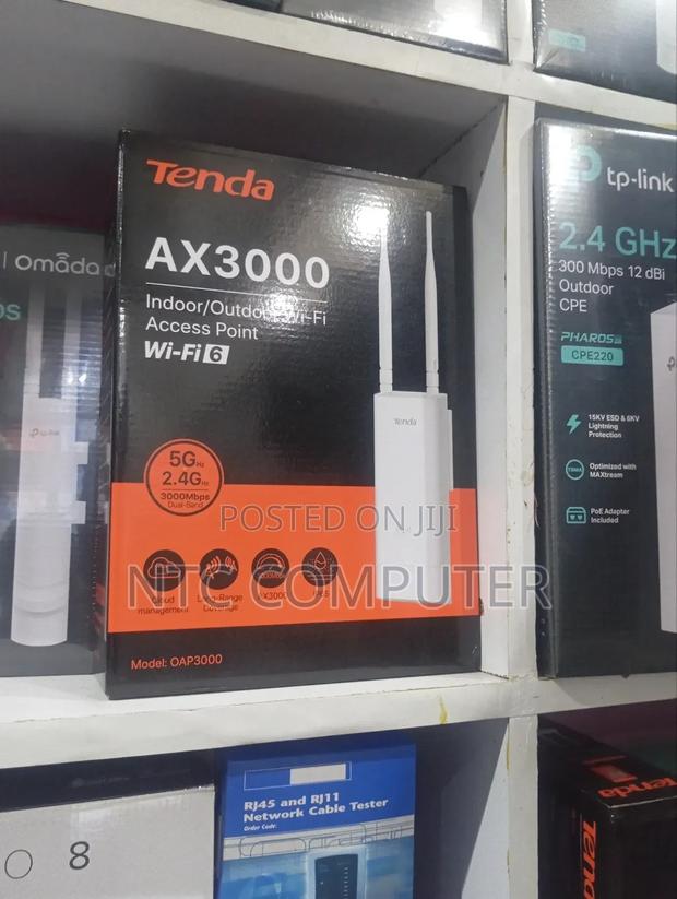 Tenda Oap3000 Ax3000 Wi-Fi 6 Indoor/Outdoor Access Point