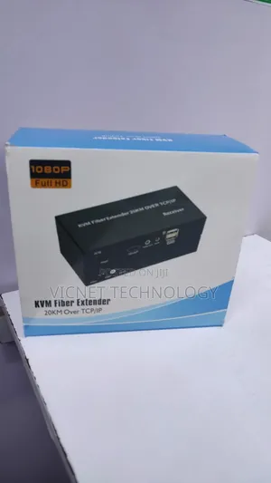 20km Over TCP /Ip KVM Fiber Extender