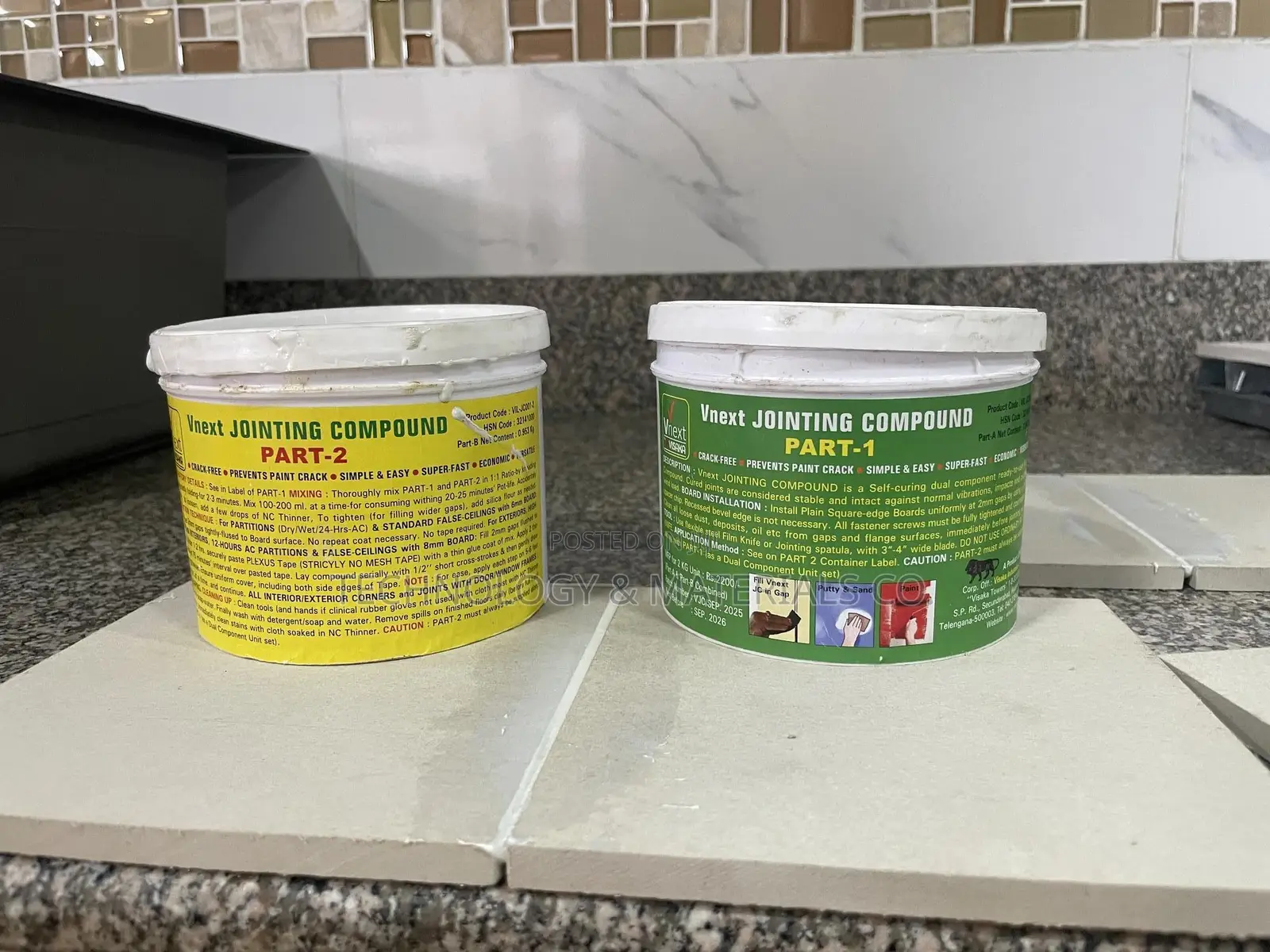Vnext Jointing Compound for Cement Boards